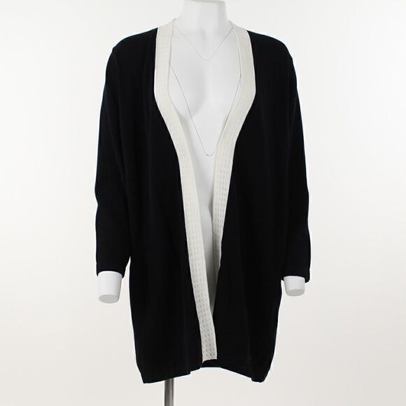 Kasper Open-Front Cardigan Jacket  - Picture 2 of 5